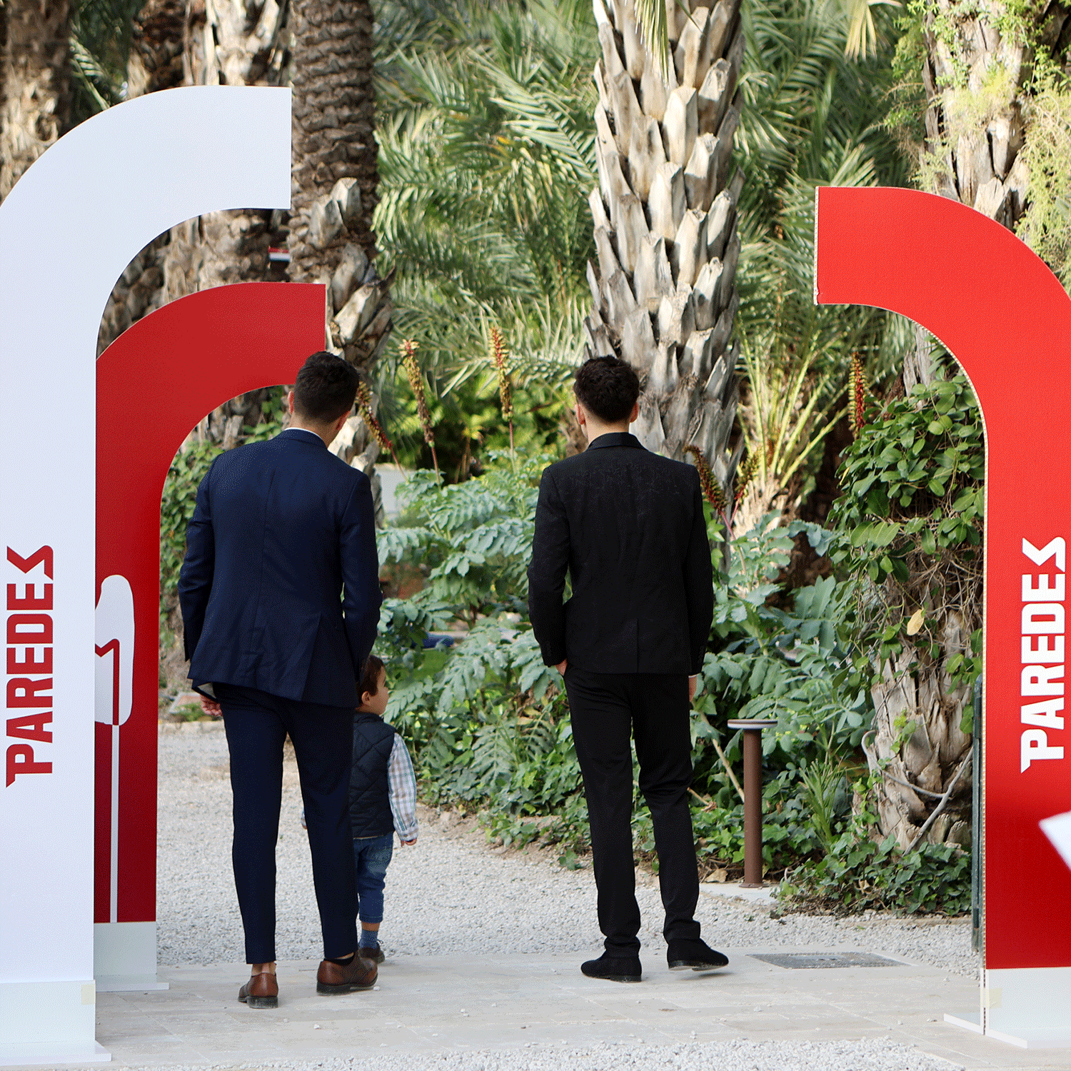 Entrada a la gala del 70 aniversario de Paredes